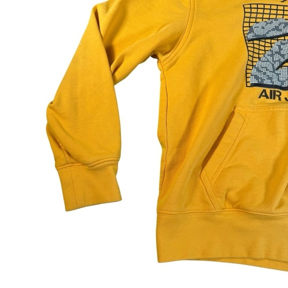 Air Jordan 23 Jumping Man Hoodie Long Sleeve Yellow / Gold Youth Size Large - Picture 3 of 10